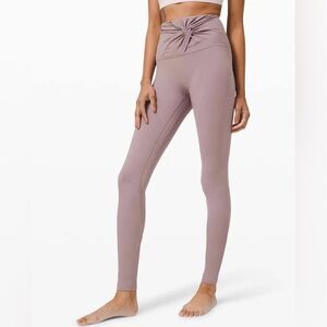 Lululemon Align High-Rise Legging 28" Twist Waist Violet Verbena Nulu Size 6